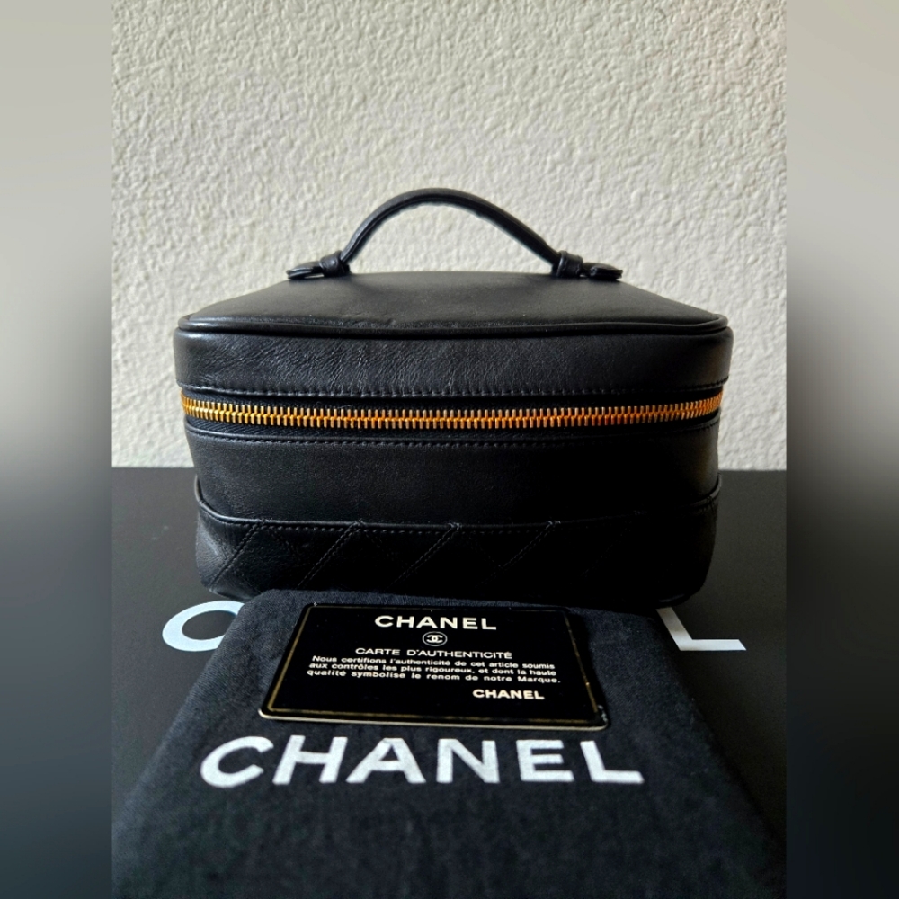 Chanel Lambskin Leather Vanity Bag
